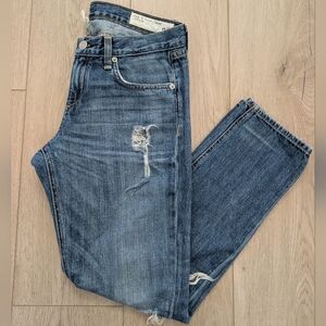 Rag & Bone Boyfriend Jeans | Distressed Cropped Size 25